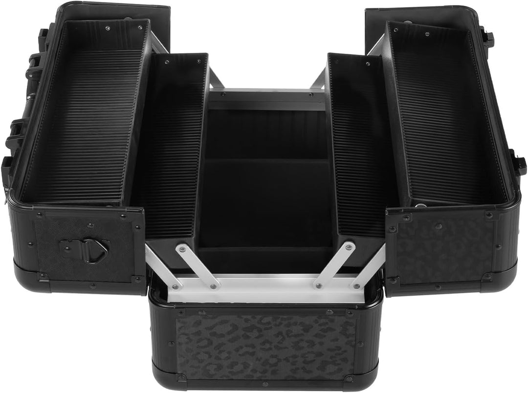 anndora Beauty Case Kosmetikkoffer - Stilvoller Schmuckkoffer, Schminkkoffer mit robustem Aluminiumr