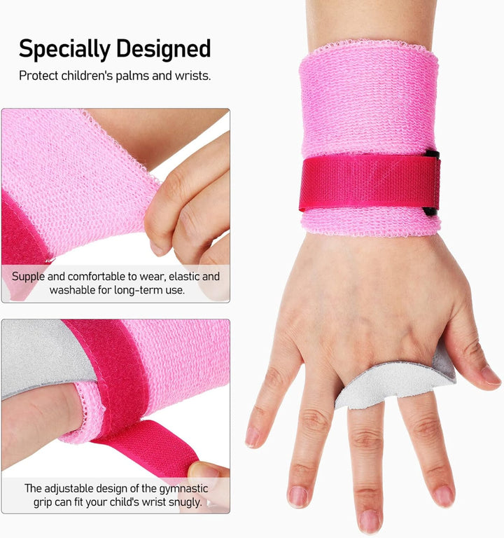CLISPEED 4 Stück Sport-Gymnastik-Griffe Armbänder Kinder-Gymnastik-Stange Griffe Schweissbänder Gewi