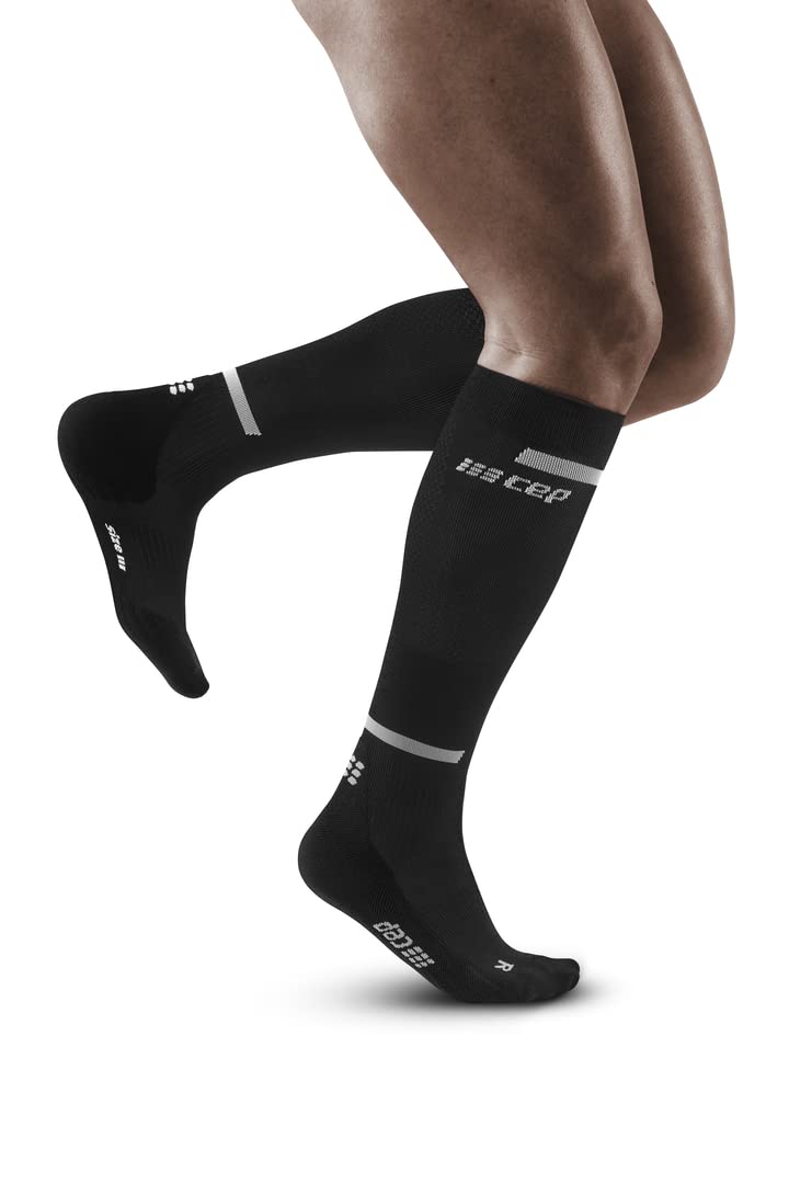 CEP - THE RUN COMPRESSION SOCKS TALL für Herren | Lange Laufsocken mit Kompression | Regenerierende