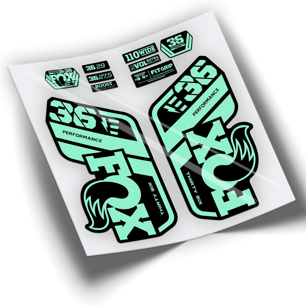 REF:VP431 Kompatible Aufkleber für FOX 36 2021-2025 PERFORMANCE MTB, Sticker, Klebefolien, Vinyl für