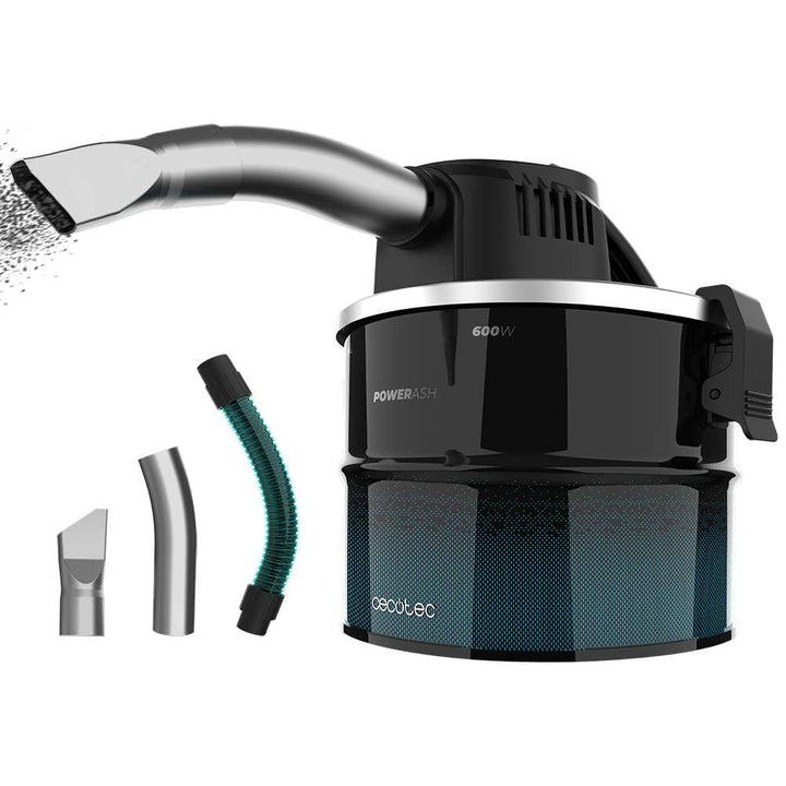 Cecotec Aschesauger Compact 4L Conga Ash 1000 Home, 600W, Ultraleicht, 13 kPa Saugkraft, Metallbesch