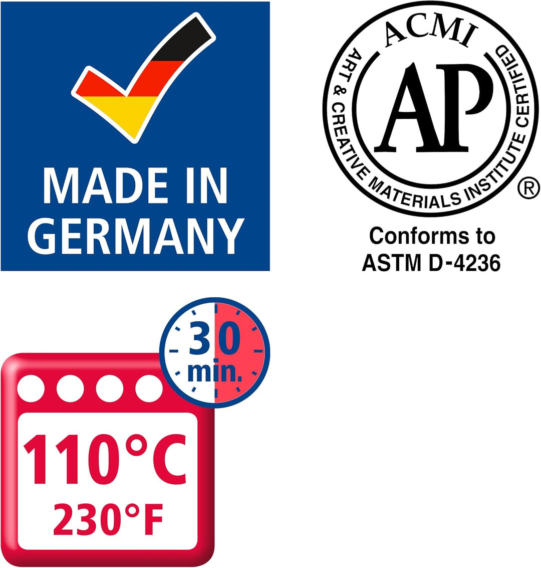 STAEDTLER FIMO soft Basic-Set mit 9 Halbblöcken à 25 g Bunt 9 Stück, Bunt 9 Stück