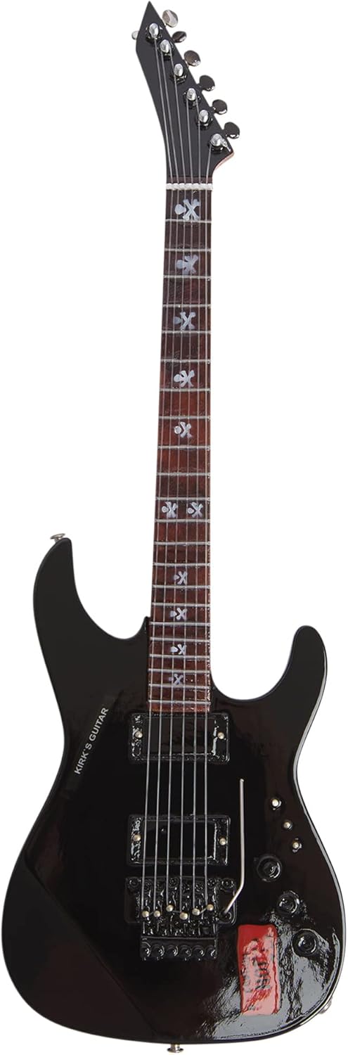 Kirk Hammett (Caution Hot) Miniaturgitarre - Musikgeschenke - handgefertigte Verzierung