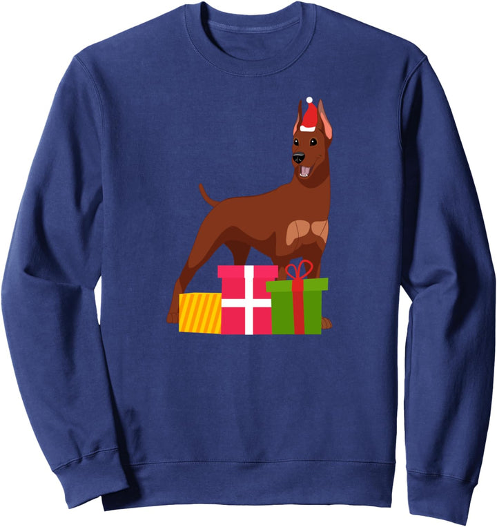 Miniatur-Pinscher-Hund Weihnachten Sweatshirt