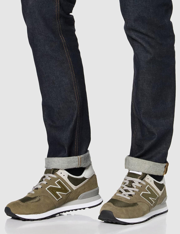 New Balance Men's 574 V2 Evergreen Sneaker 36 EU Olive Night, 36 EU Olive Night