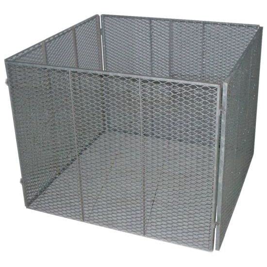 TrendLine Metallkomposter 100 x 100 x 80 cm Gartenkomposter