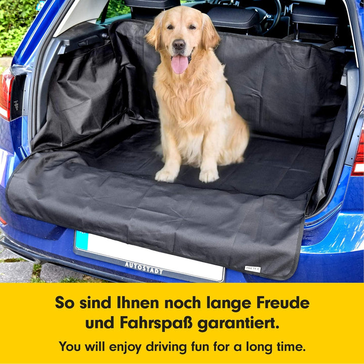 PRETEX Universal Kofferraum Schutzmatte - Kofferraumschutz für Hund wasserdicht & pflegeleicht - kom