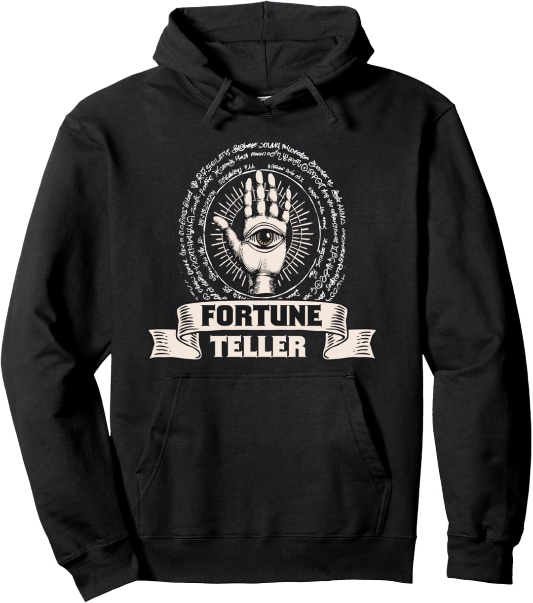 Fortune Teller I Pendel Glaskugel Tarot Zukunft Wahrsager Pullover Hoodie