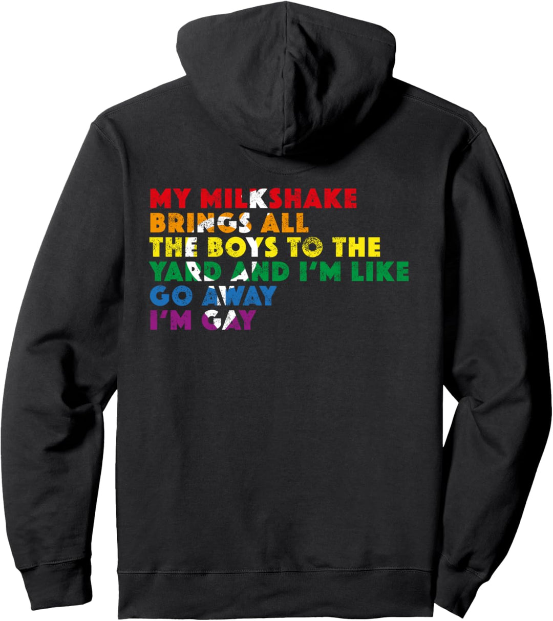 Gay Pride Monat Regenbogen Fahne Sprüche Schwulen Outfit Pullover Hoodie