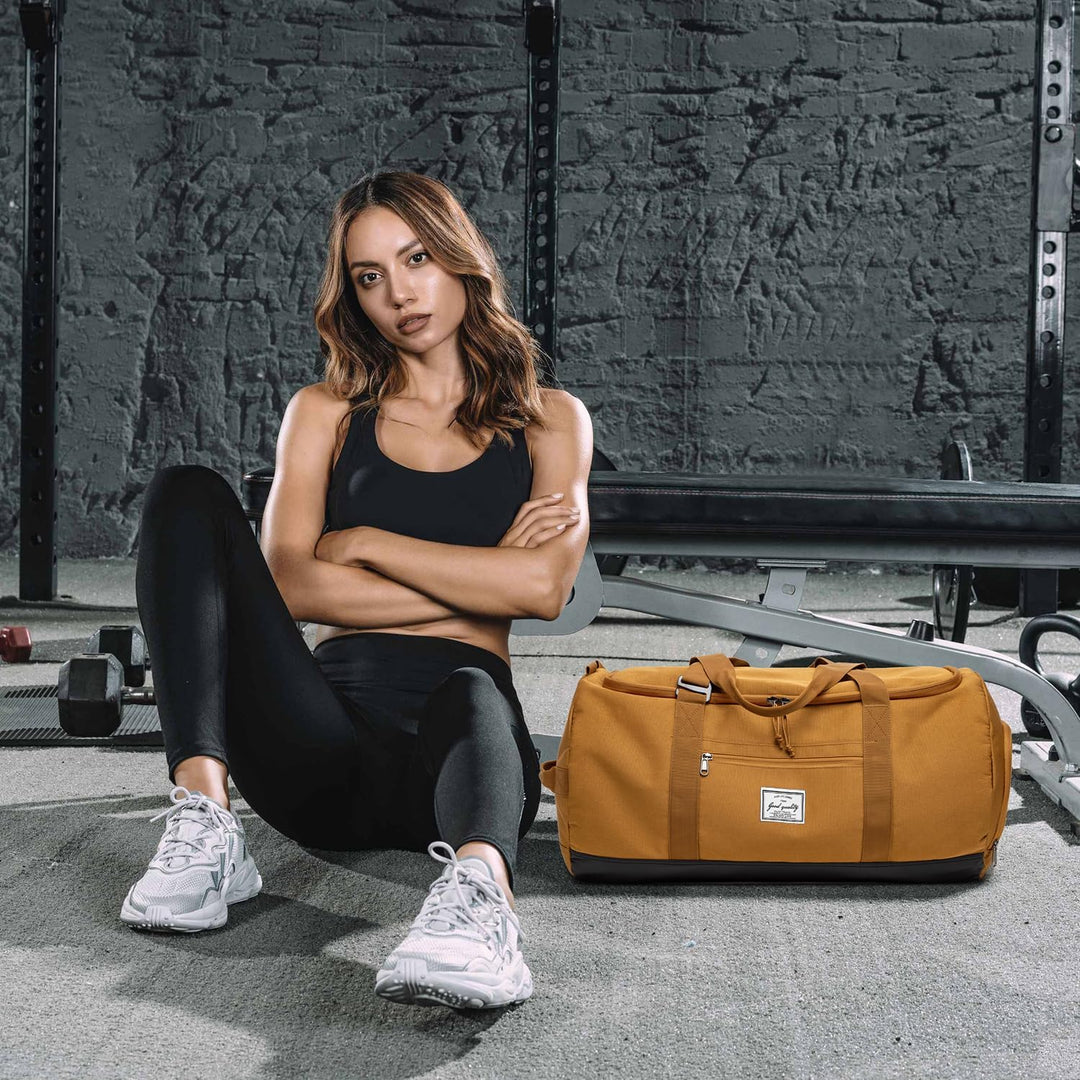 Sporttasche Herren Gross 60L Reisetasche Sport Tasche Rucksack mit Schuhfach Wasserdicht Trainingsta