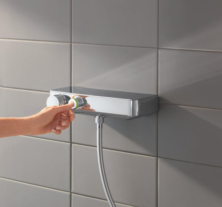 GROHE Grohtherm SmartControl - Thermostat-Brausebatterie (langlebige Oberfläche, Wandmontage, Sicher