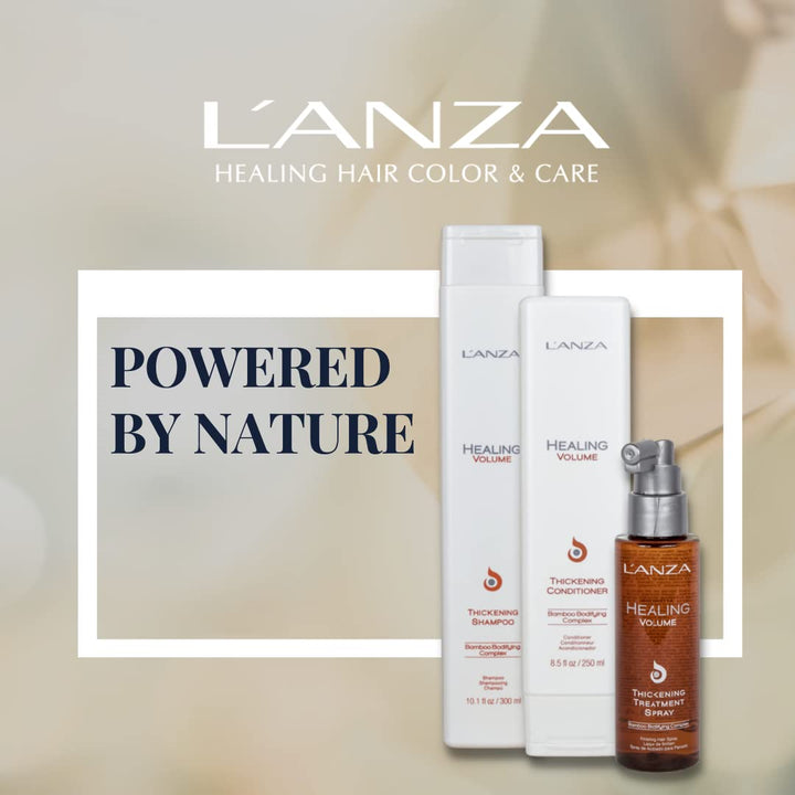 L'ANZA Heilungsvolumen Verdickungskonditionierer (1,000 ml), Verleiht Feinem & Glattem Haar Glanz, V