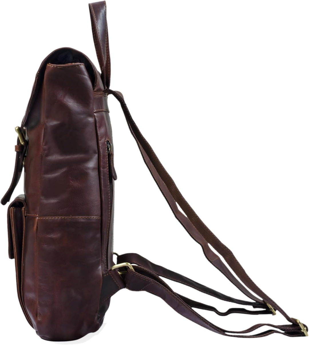 STILORD 'Manila' Vintage Leder Rucksack Damen Herren XL Lederrucksack DIN A4 braune Rucksackhandtasc