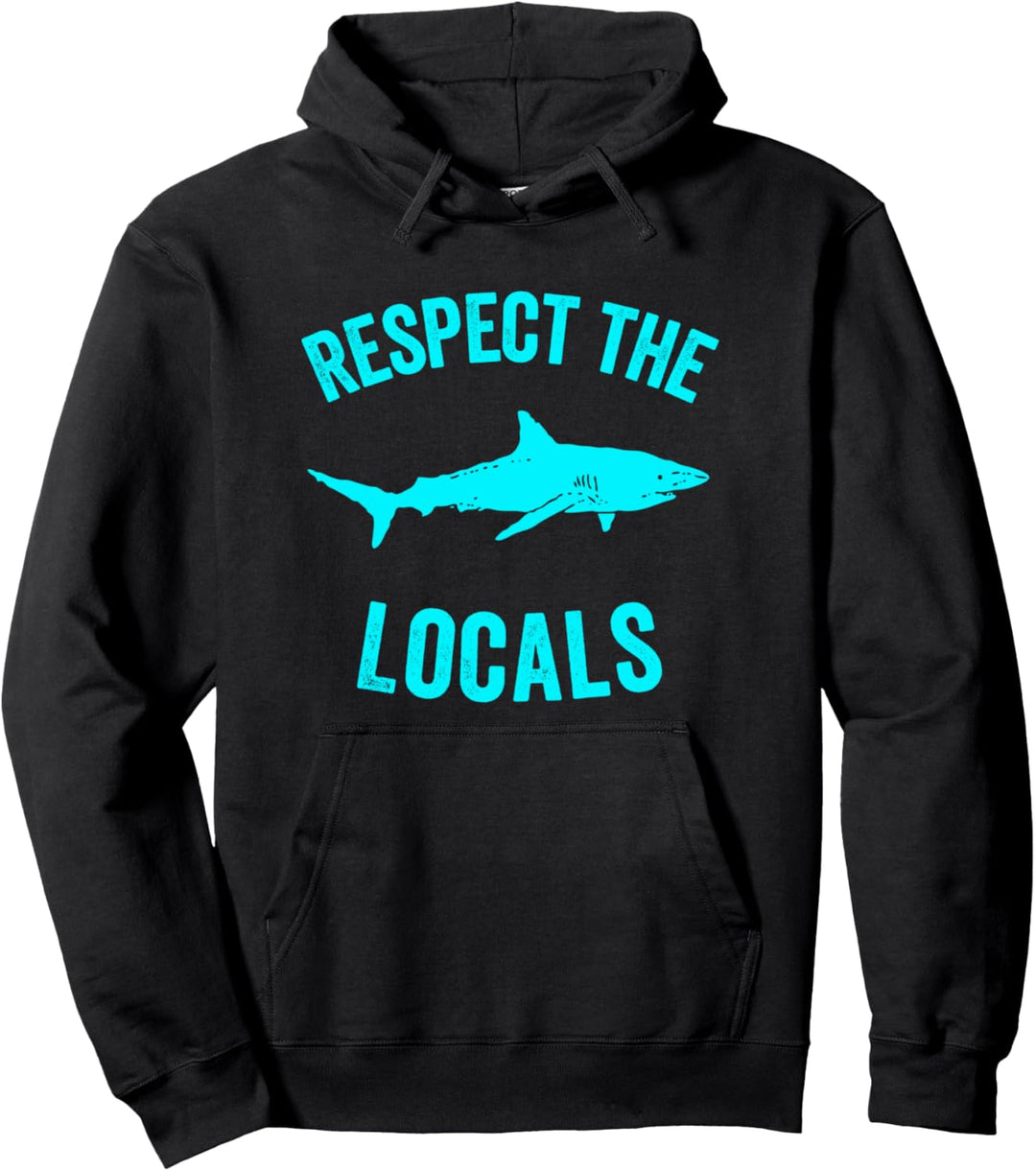 Shark Hoodie | Shark Ocean Animal Rights Pullover | Shark Pullover Hoodie