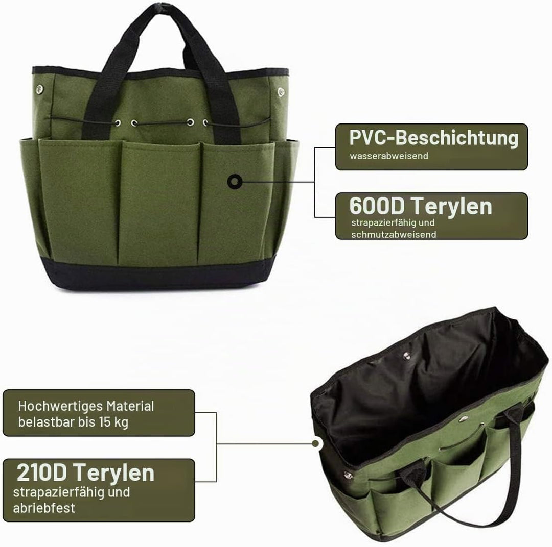 Ledeak Garten Werkzeugtasche, Multifunktionale Wasserdichte Haushalt Softbag Werkzeug Tragbare Aufbe