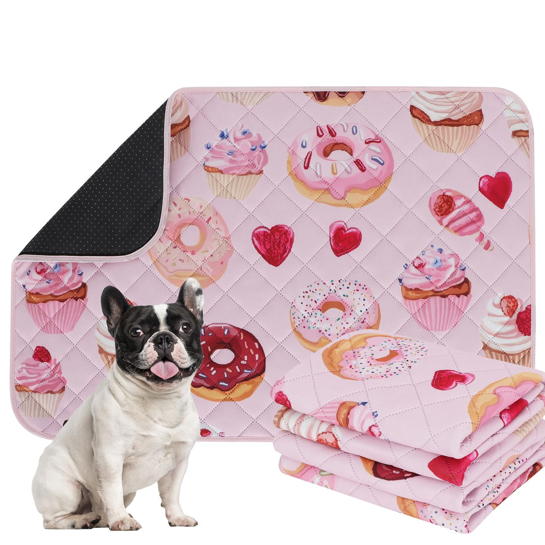 IEUUMLER 2 Stück Welpenunterlagen Waschbar, weich Hunde PIPI matten, Schnell Absorbierend Puppy Pads