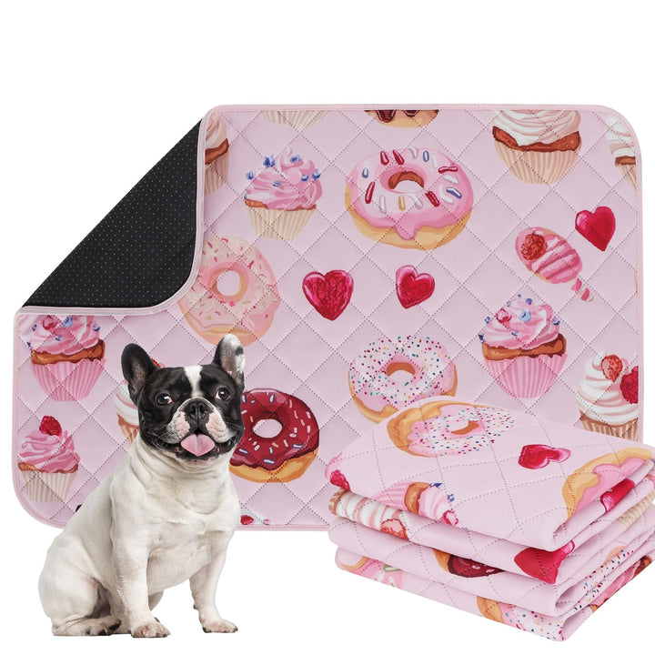 IEUUMLER 2 Stück Welpenunterlagen Waschbar, weich Hunde PIPI matten, Schnell Absorbierend Puppy Pads