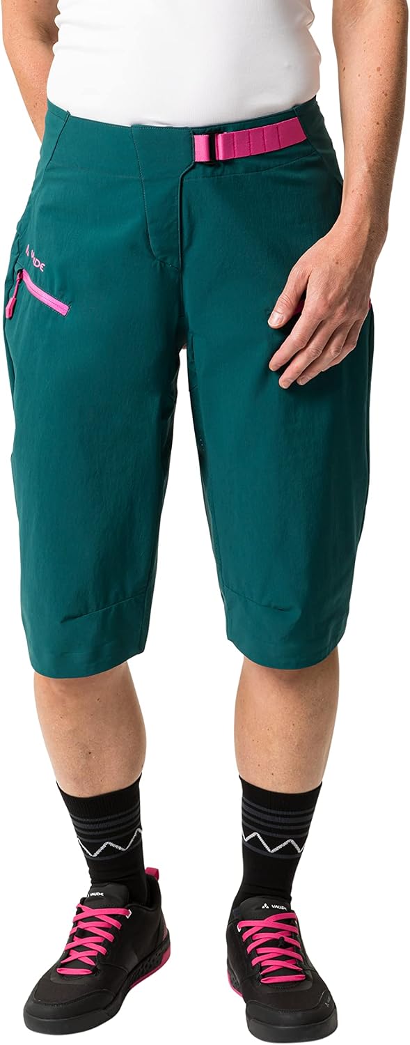 VAUDE Damen Moab Pro Radhose kurz Bike Shorts 38 Mallard Green, 38 Mallard Green