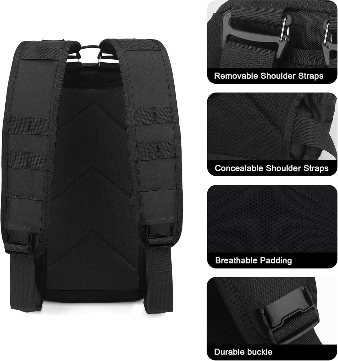 Mardingtop 18L Taktischer Rucksack Herren Wanderrucksack Klein mit Abnehmbaren Schultergurten, Outdo