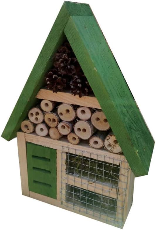 Insektenhaus Insektenhotel XL Bienenhaus Holz Winterquartier Biene Nistkasten 37x21x8cm