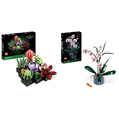 LEGO 10309 Icons Sukkulenten Botanical Collection Set für Erwachsene zum Basteln von Zimmerdeko mit