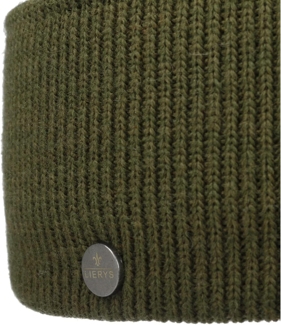LIERYS Mono Stirnband Damen/Herren 8 cm breit - Made in Germany - dreilagiges Strickband gefüttert m