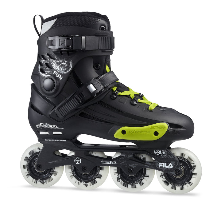 FILA Nrk Fun Inline Skate 4 Schwarz, 4 Schwarz