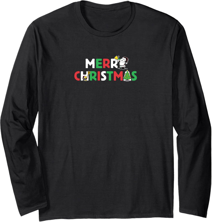 Peanuts - Snoopy Frohe Weihnachten Langarmshirt