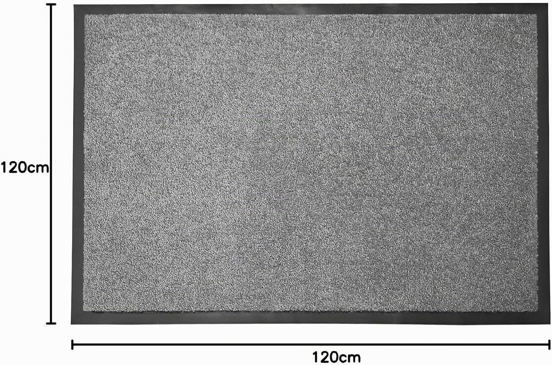 Floordirekt Schmutzfangmatte Monochrom | Fussmatte in 10 Grössen &amp; 8 Farben | Türmatte für innen &amp; a