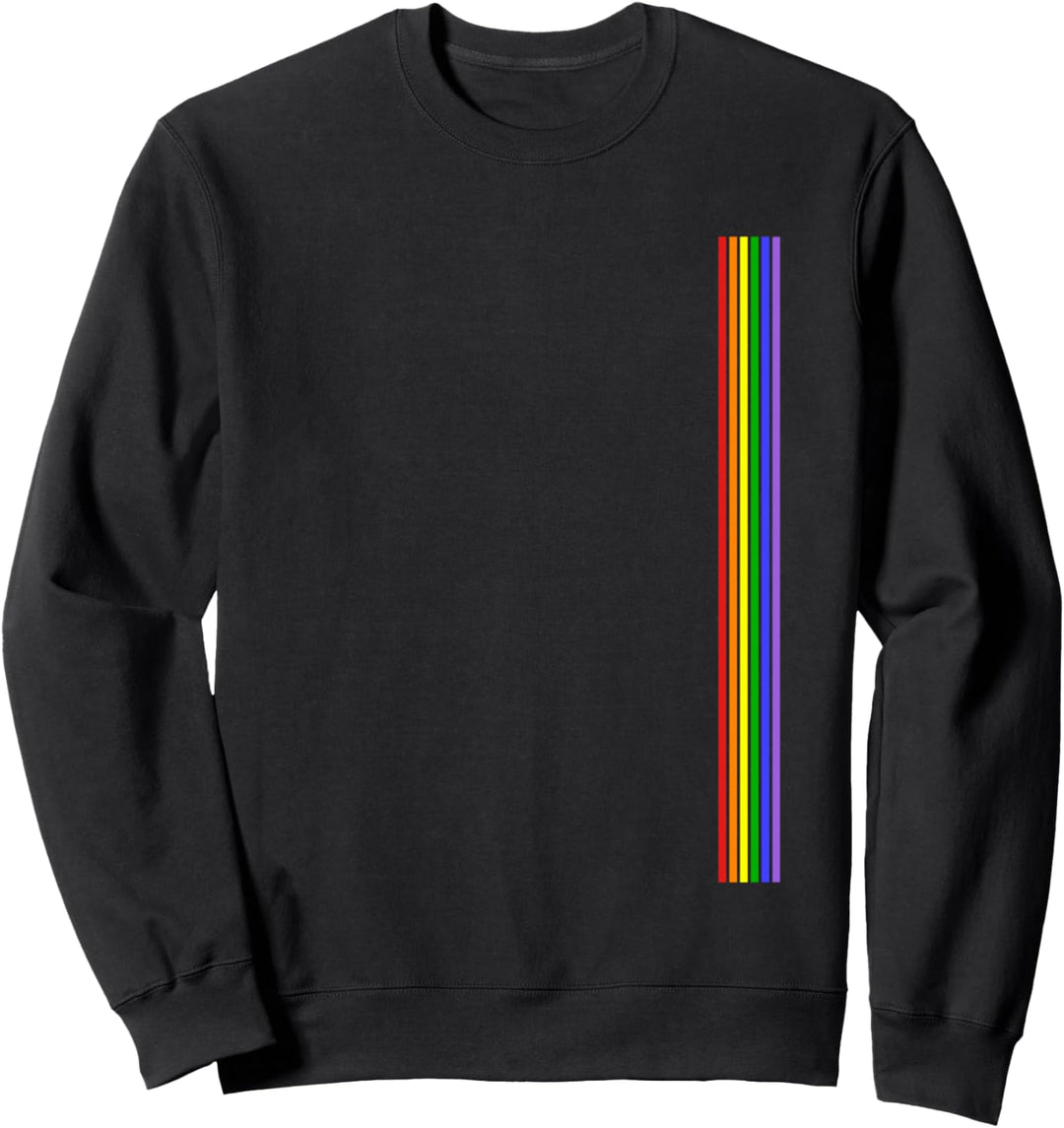 Regenbogenfarben Queer Homosexuell Schwul Lesbisch Gay Pride Sweatshirt