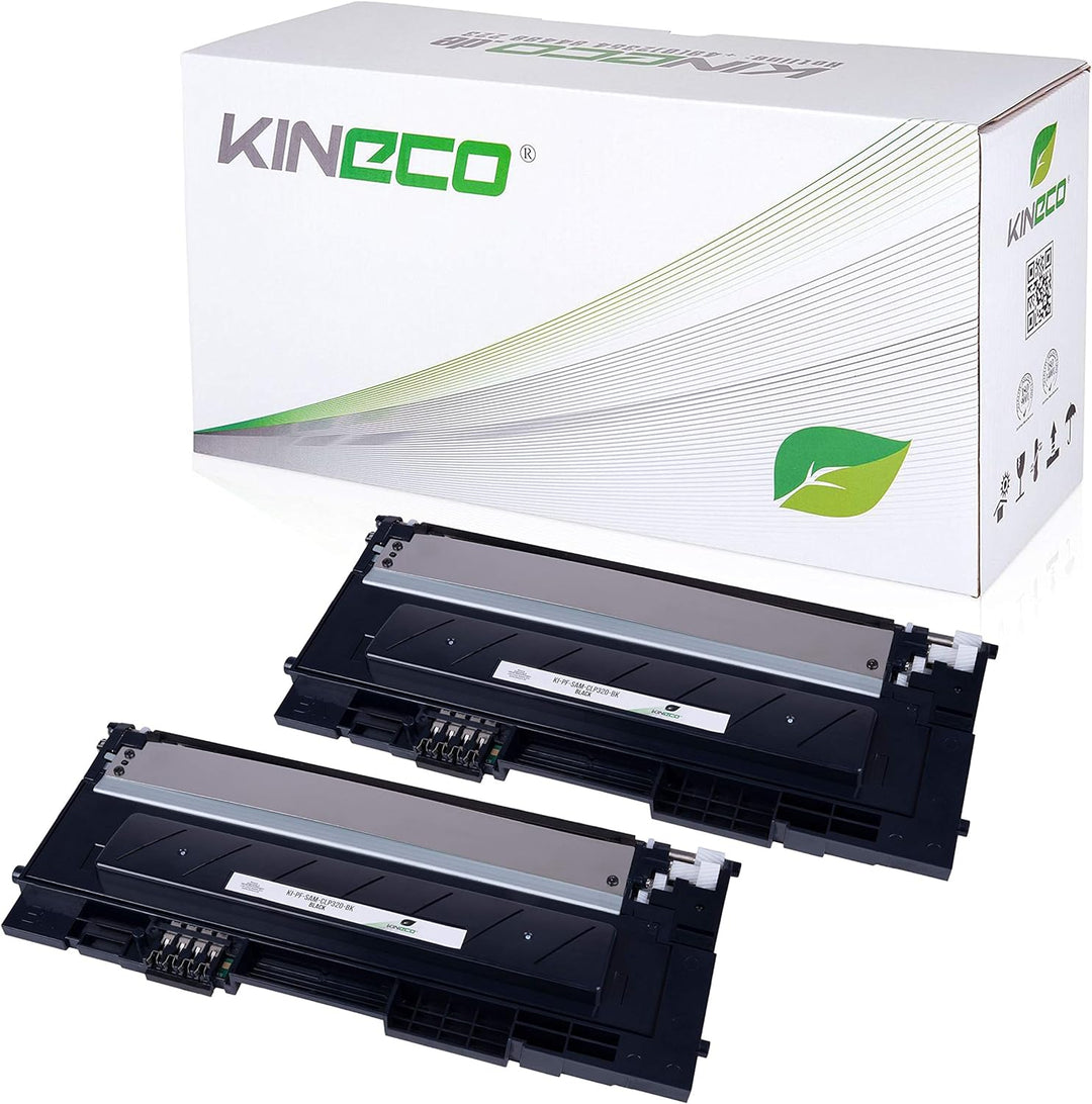 2 Toner kompatibel mit CLP-320 für Samsung CLP-325, CLX-3180, CLX-3185 - CLT-K4072S/ELS - Schwarz je
