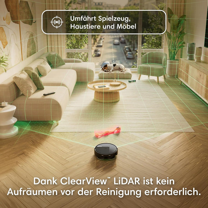 iRobot Roomba Plus 415 Saugroboter, AutoWash Basis, Rotierende Wischtücher Schwarz, Schwarz
