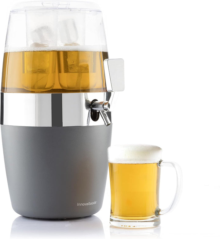 InnovaGoods | FREER Kühlmittel Getränkespender Kompatibler Biergriff | Farbe schwarz