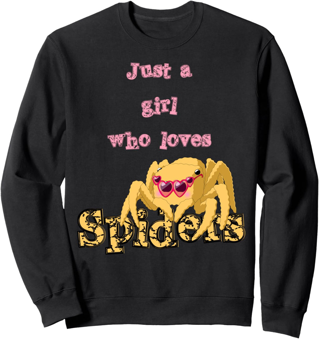 Vogelspinne Terraristik Outfit Girls Frauen Spinne Tarantula Sweatshirt