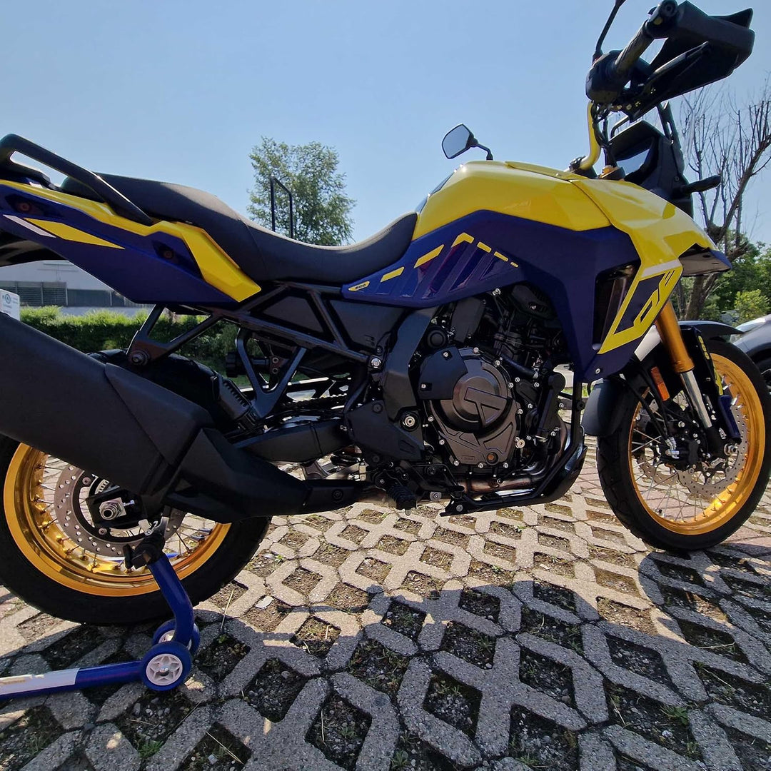 Resin Bike Sticker Set Motorrad Kompatibel Mit Suzuki V-Strom 800 De 2023. Schutz Motorrad Tank Basi