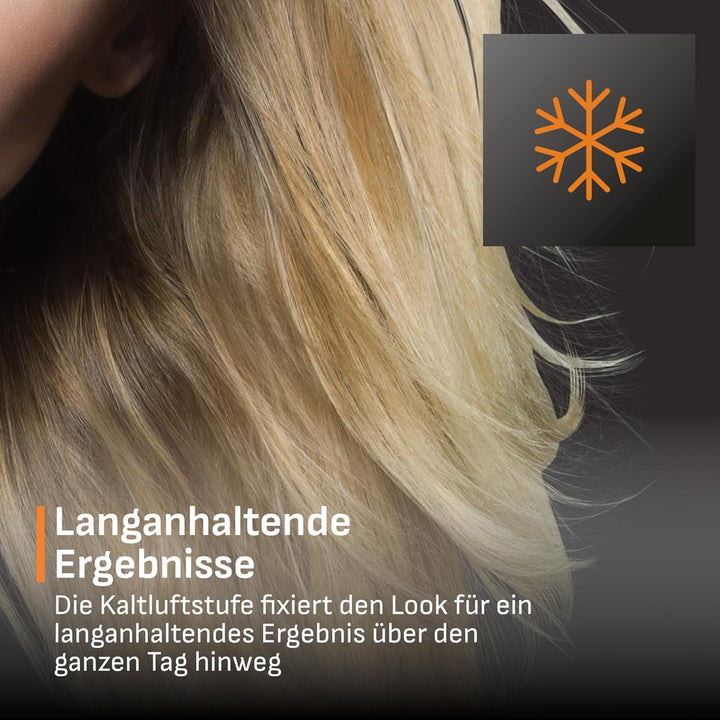 Krups Trockenhaube, 2 Temperaturstufen, Kaltluft-Funktion, Für voluminöses Haar, Langes Kabel, Aufbe