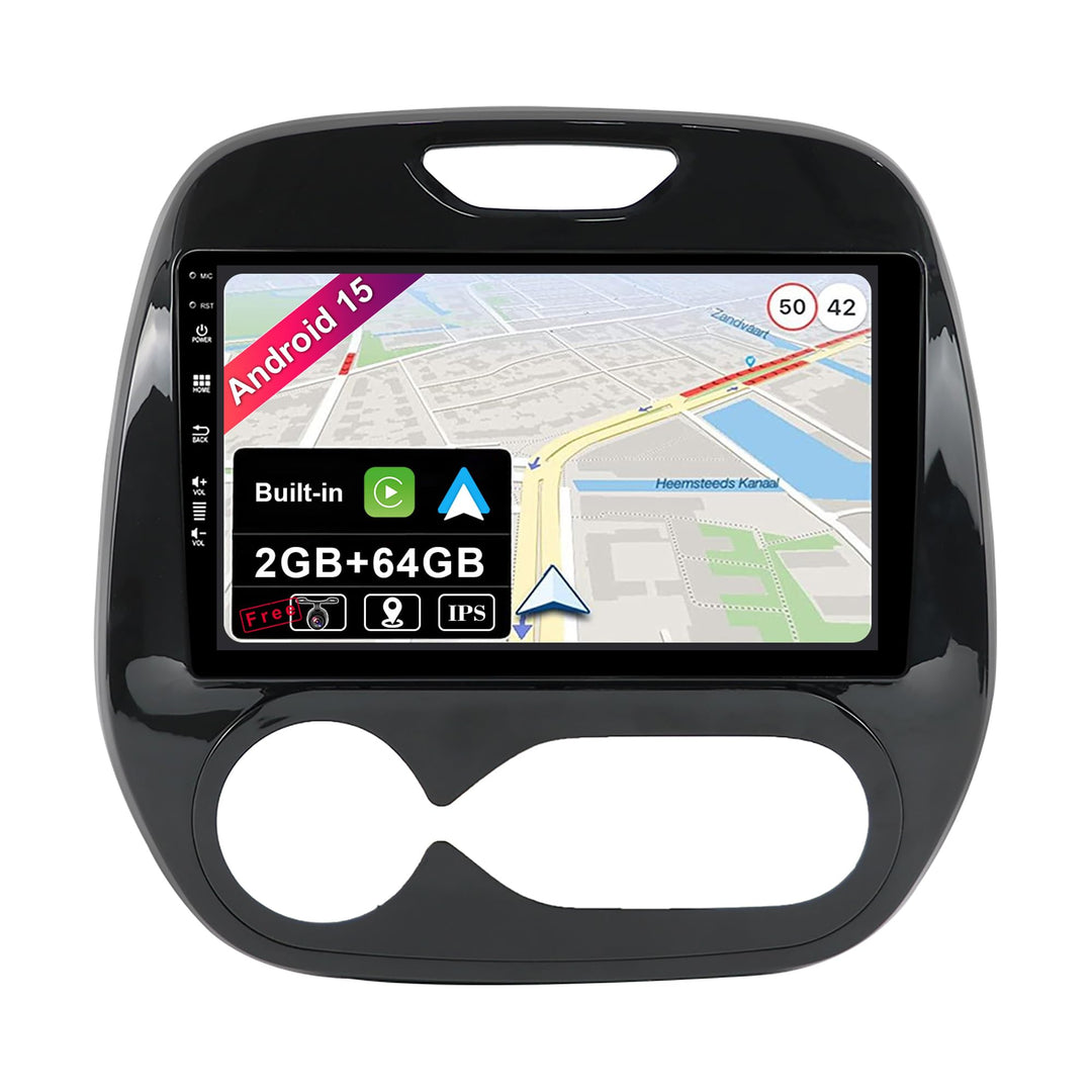 JOYX Android 15 IPS Autoradio Passt für Renault Kaptur Captur (2014-2019) - Eingebautes CarPlay Andr