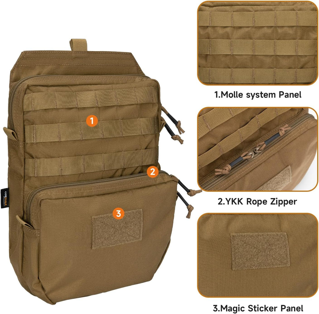 EXCELLENT ELITE SPANKER Taktisch MOLLE Trinkrucksack für 3L Trinkwasserblase Molle Westenzubehör Tri