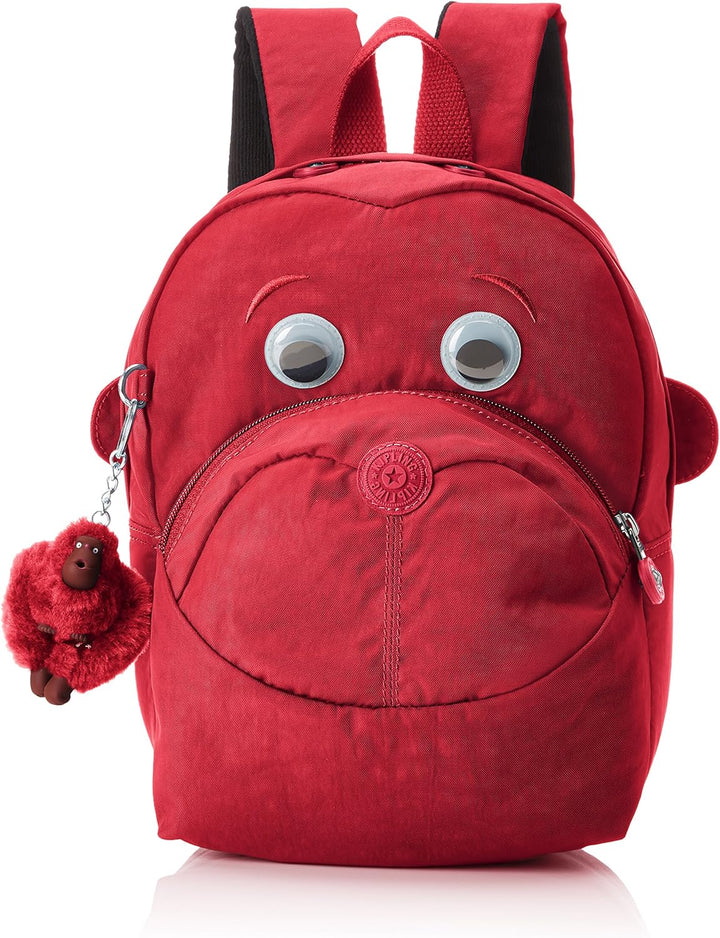 Kipling FASTER Schulrucksack, 7 Liter, True Pink + FREEDOM Federmäppchen, 1 Liter, True Pink True Pi