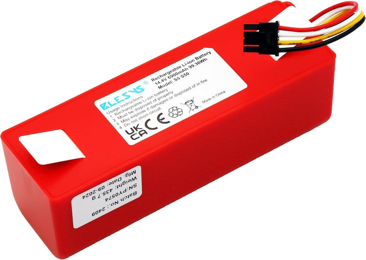BLESYS Ersatzakku für Roborock S8 Max/Max Ultra/MaxV Ultra/Pro Ultra Series