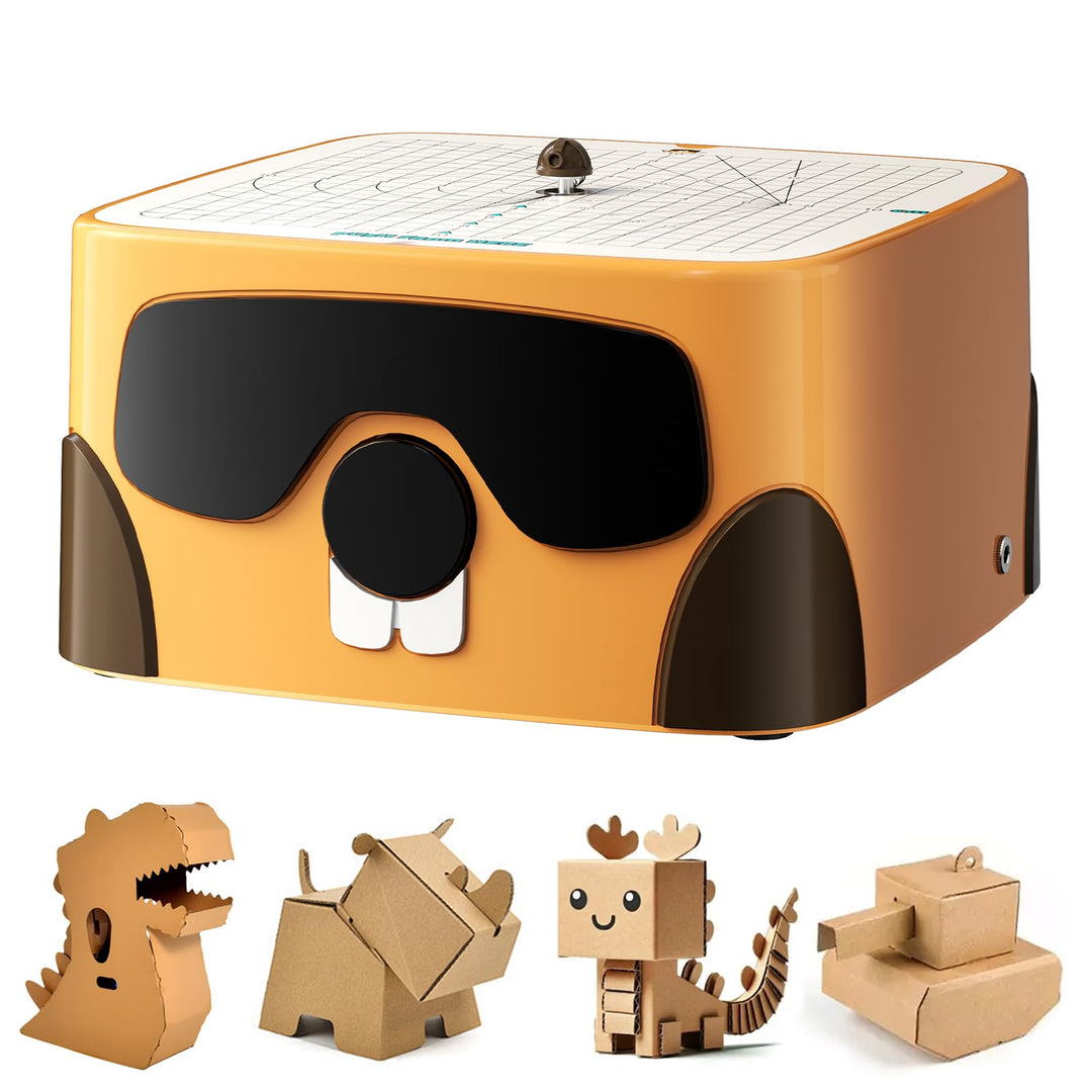 SainSmart BEAVERBOT Kartonschneider für Kinder – Sicheres DIY-Bastelset für Jungen & Mädchen ab 3 Ja