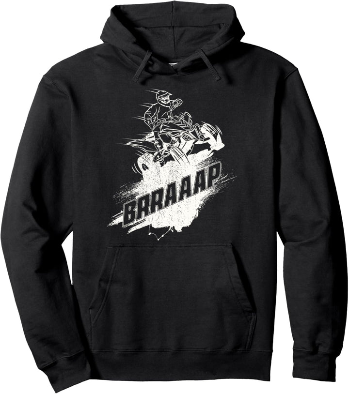 ATV Brraaap Offroader Quad Biker Four Wheeler Spass Schlamm Pullover Hoodie