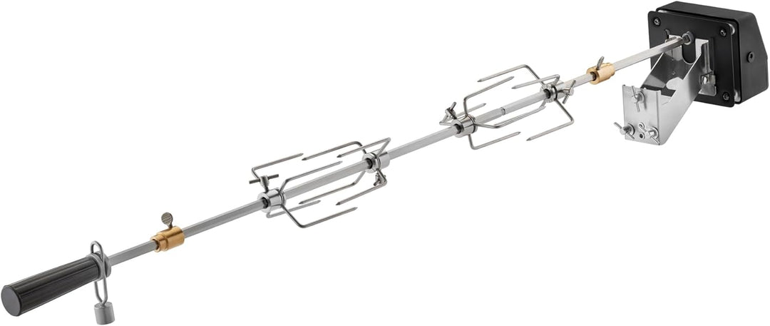 RÖSLE Premium-Drehspiess, Hochwertiger Grillspiess für RÖSLE BBQ-Stationen für VIDERO G4/G6 und MAGN
