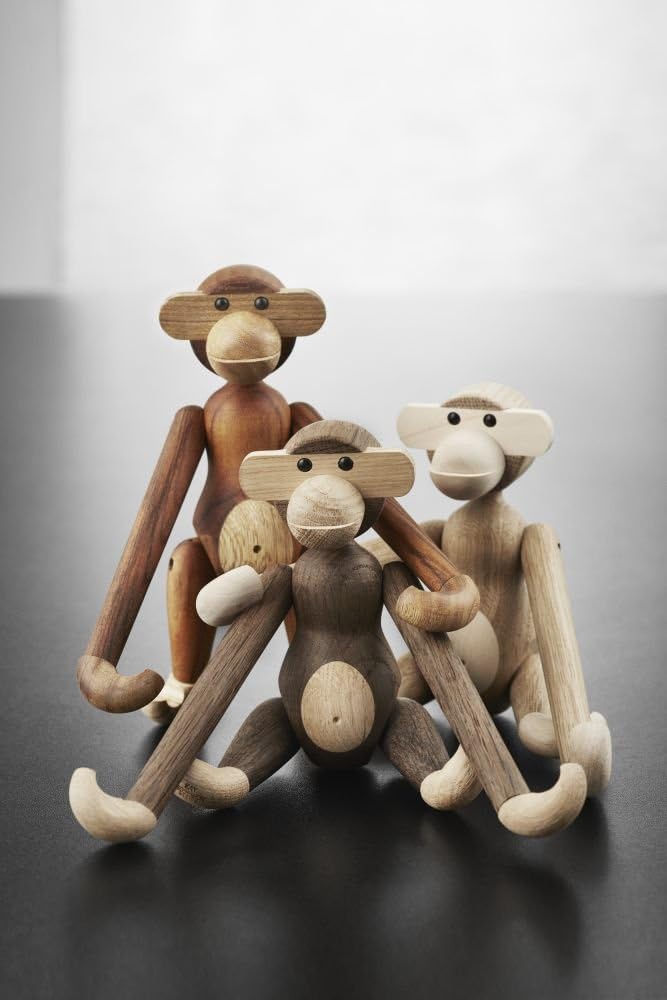 Kay Bojesen - AFFE - Teak-/Limbaholz - Höhe 20 cm - Teak-/Limbaholz - Design - Holztier - Weihnachte