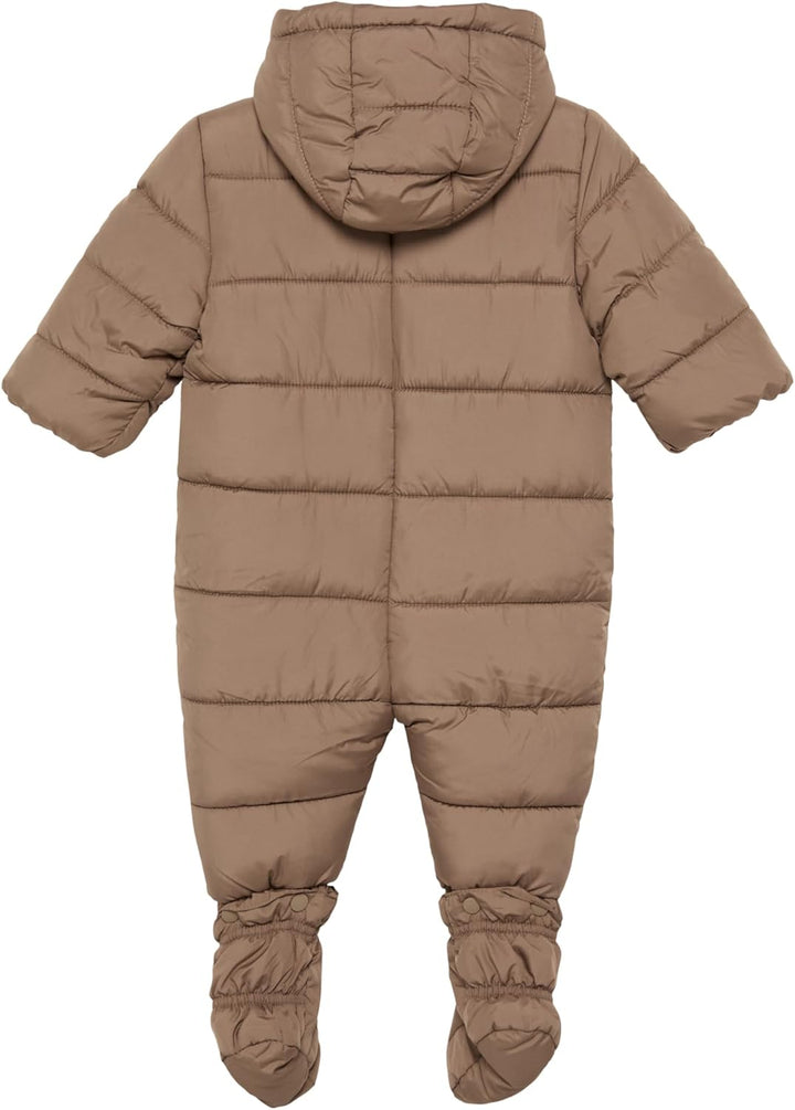 s.Oliver Junior Jungen 2149786 Schneeanzug mit Kapuze 92 Braun 8612, 92 Braun 8612