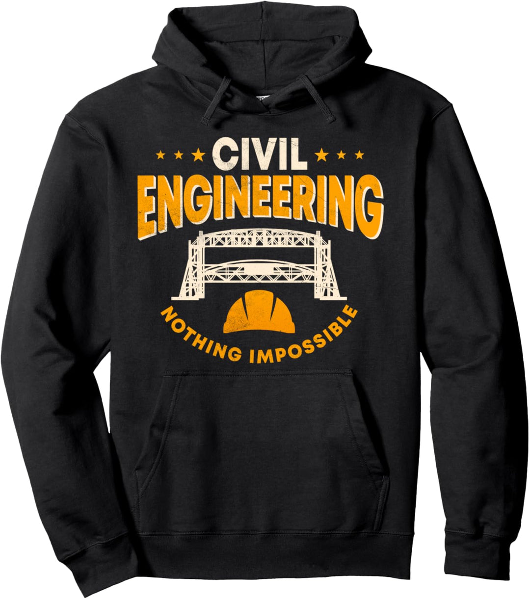 Tiefbau Nichts Unmöglicher Ingenieur Pullover Hoodie