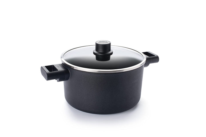 Woll Diamond Logic XR Topf mit Glasdeckel in Box - Induktiv -, Ø 24 cm, 14 cm hoch, 4.5 Liter, mit 2