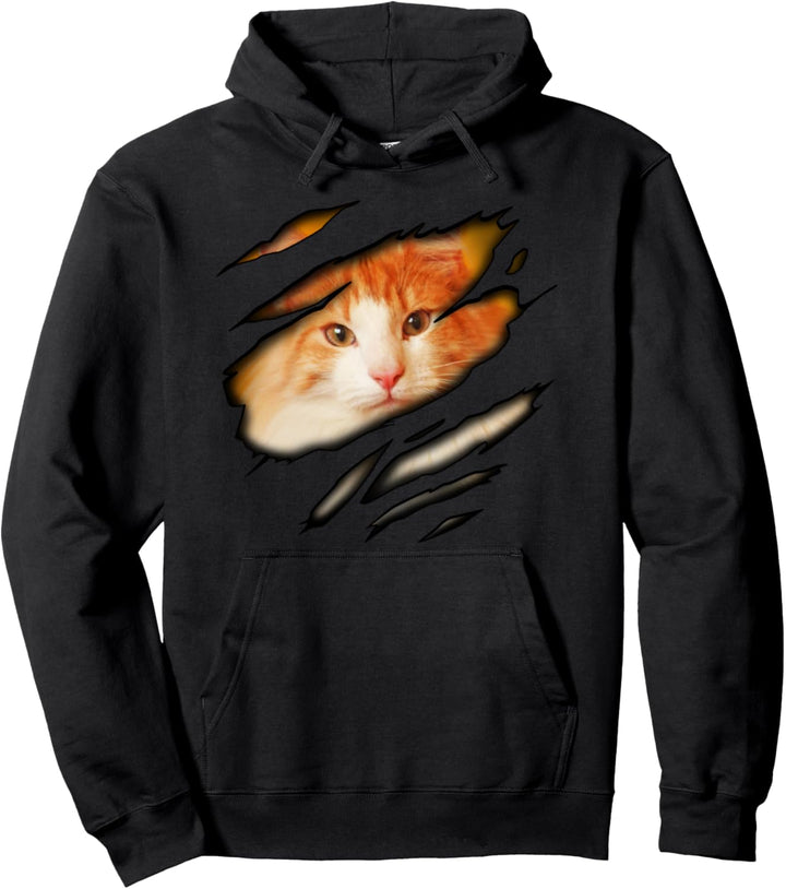 Norwegische Waldkatze in mir Design, Katzendesign Pullover Hoodie