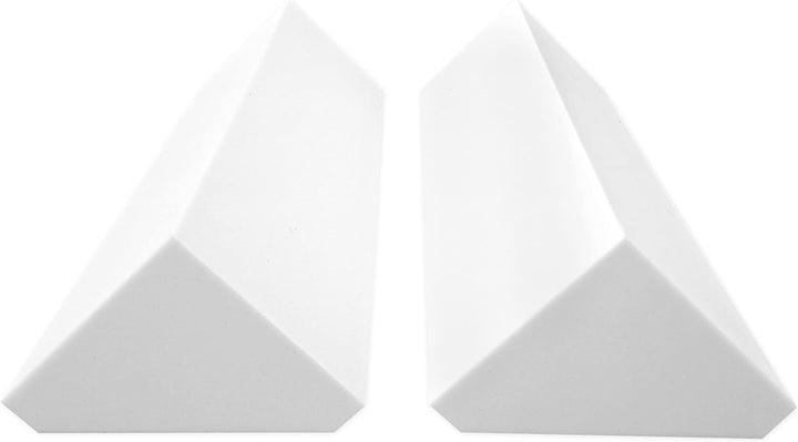 2 Bass Trap Eckabsorber aus Basotect ® B WEISS je 20,5/20,5/23,5 x 100 cm HiFi Akustik Elemente mit,
