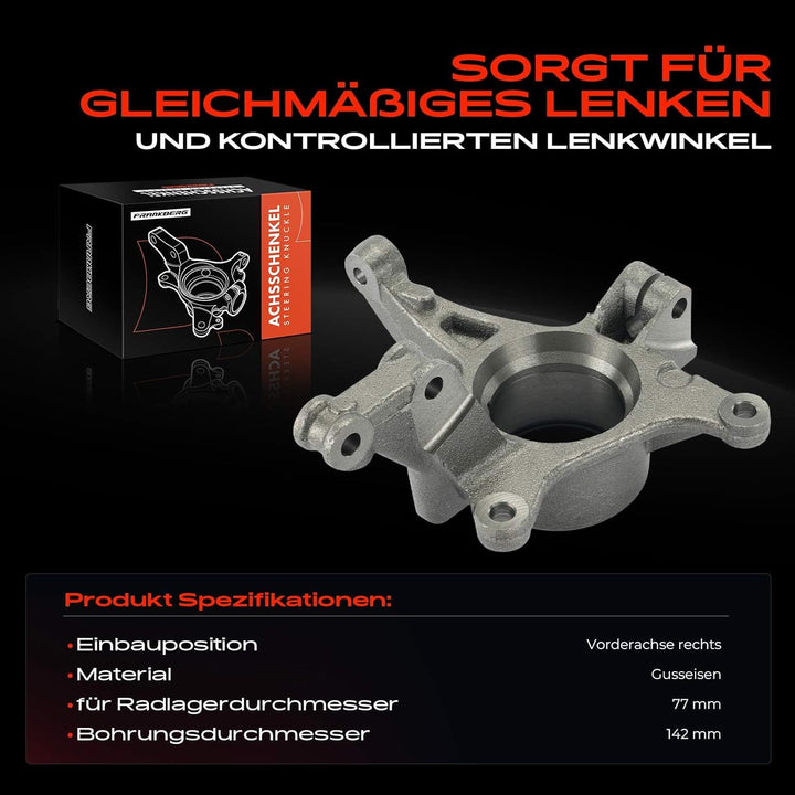 Achsschenkel Radaufhängung Vorne Rechts für Dokker Dokker Express Lodgy JS_ 1.5L 1.6L 2012-2017 4001